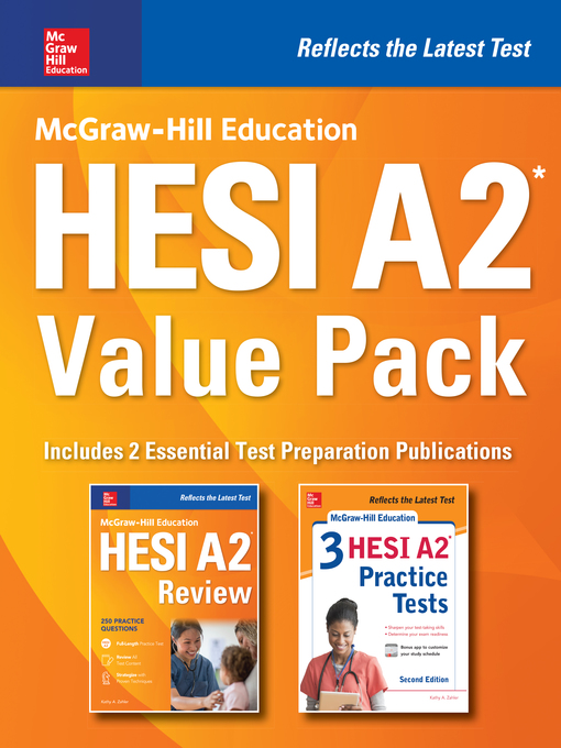 Title details for McGraw-Hill Education HESI A2 Value Pack by Kathy A. Zahler - Available